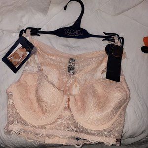 Rachel Roy Bra & thong set bra is 34B small thong new with tags Angel Wing color